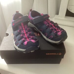Merrell Kids' Navy and Pink Shoes